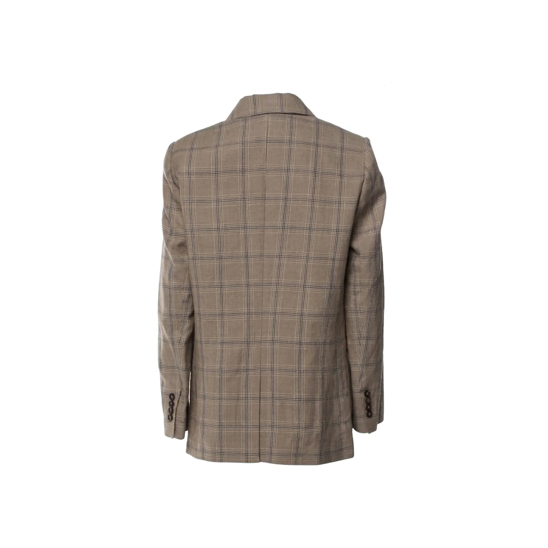 Brunello Cucinelli Prince Of Wales Linen Blazer sold by Siebentaschen product image thumbnail 2