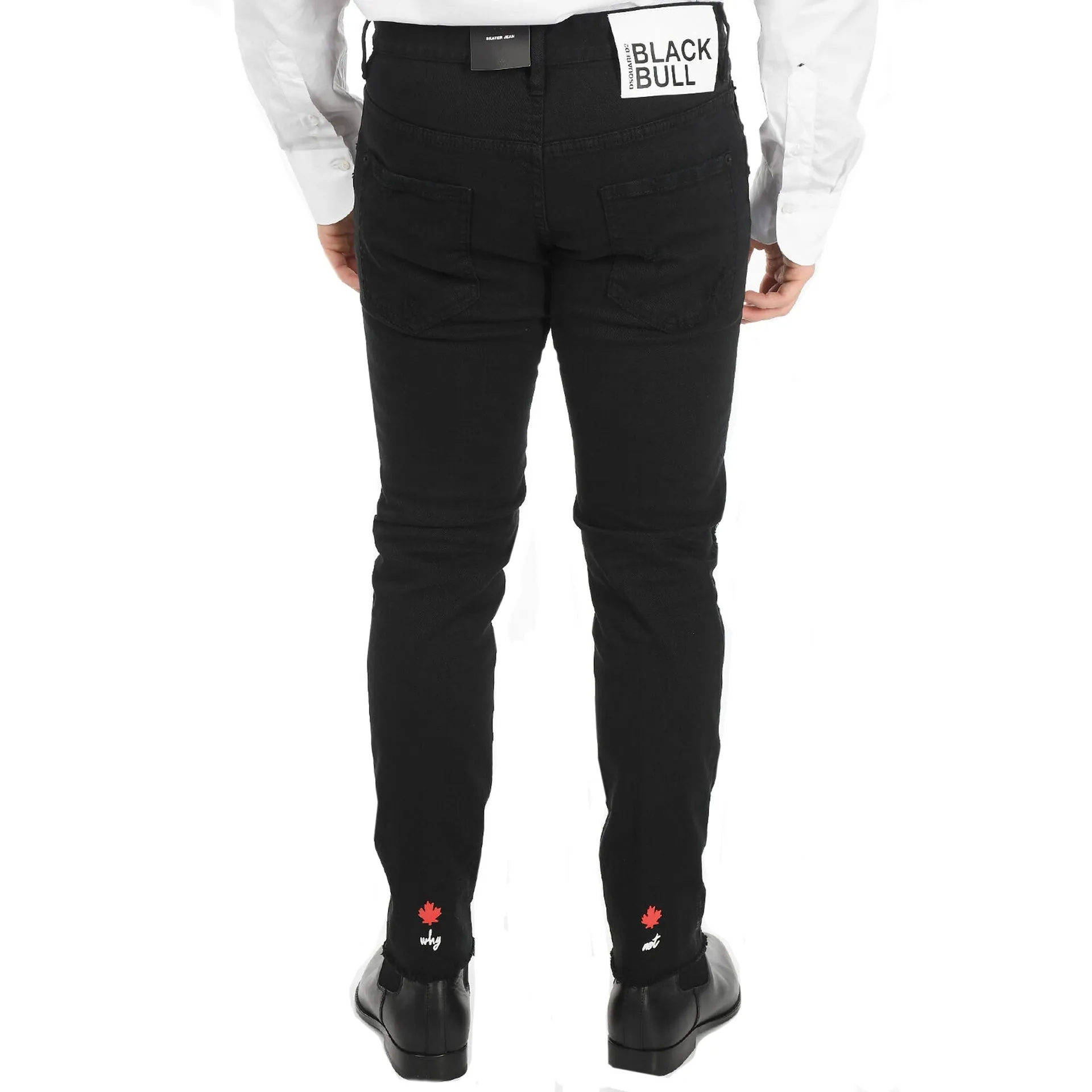 Dsquared2 Black Bull Skater Jeans sold by Siebentaschen product image thumbnail 3