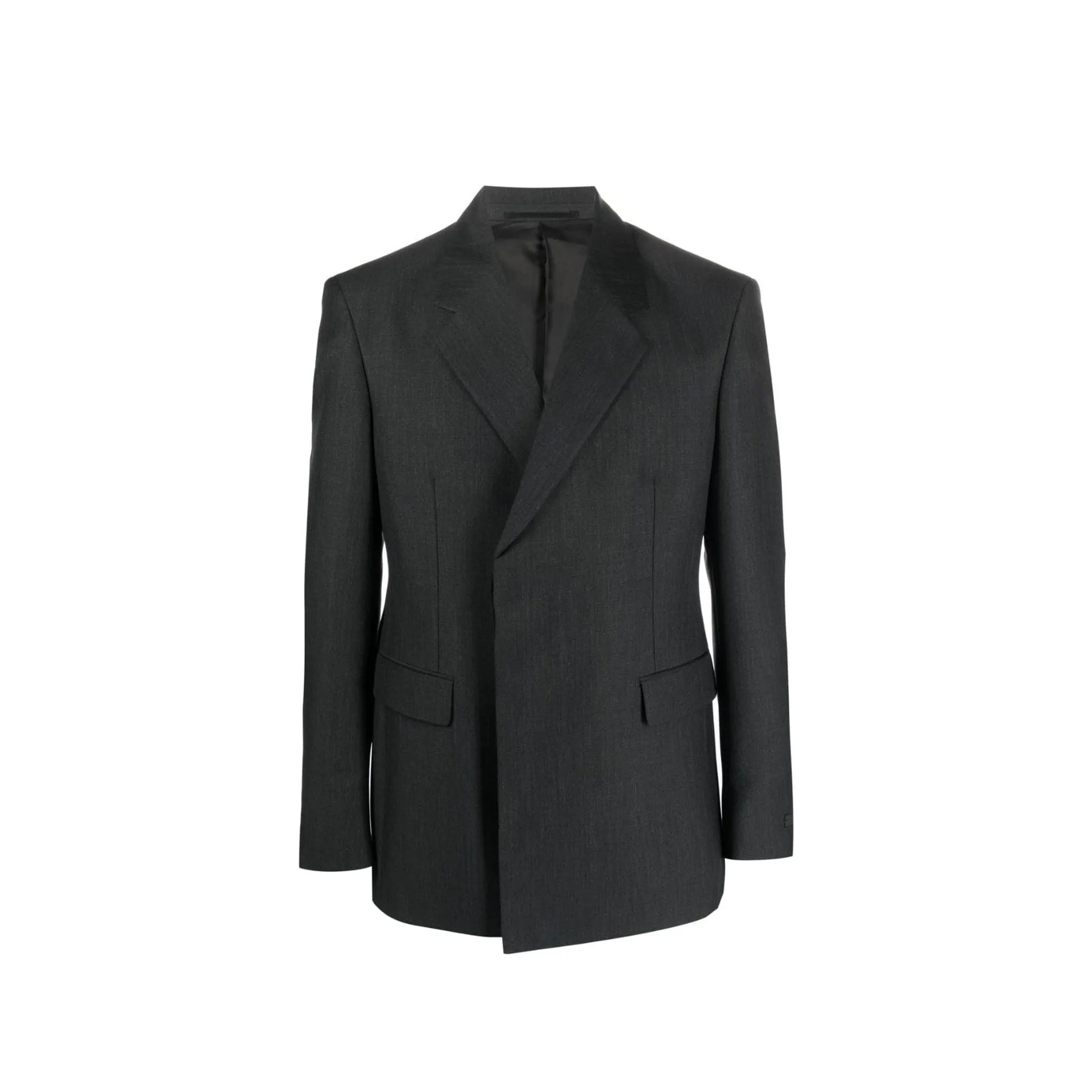 Prada Double-Breasted Wool Jacket sold by Siebentaschen
