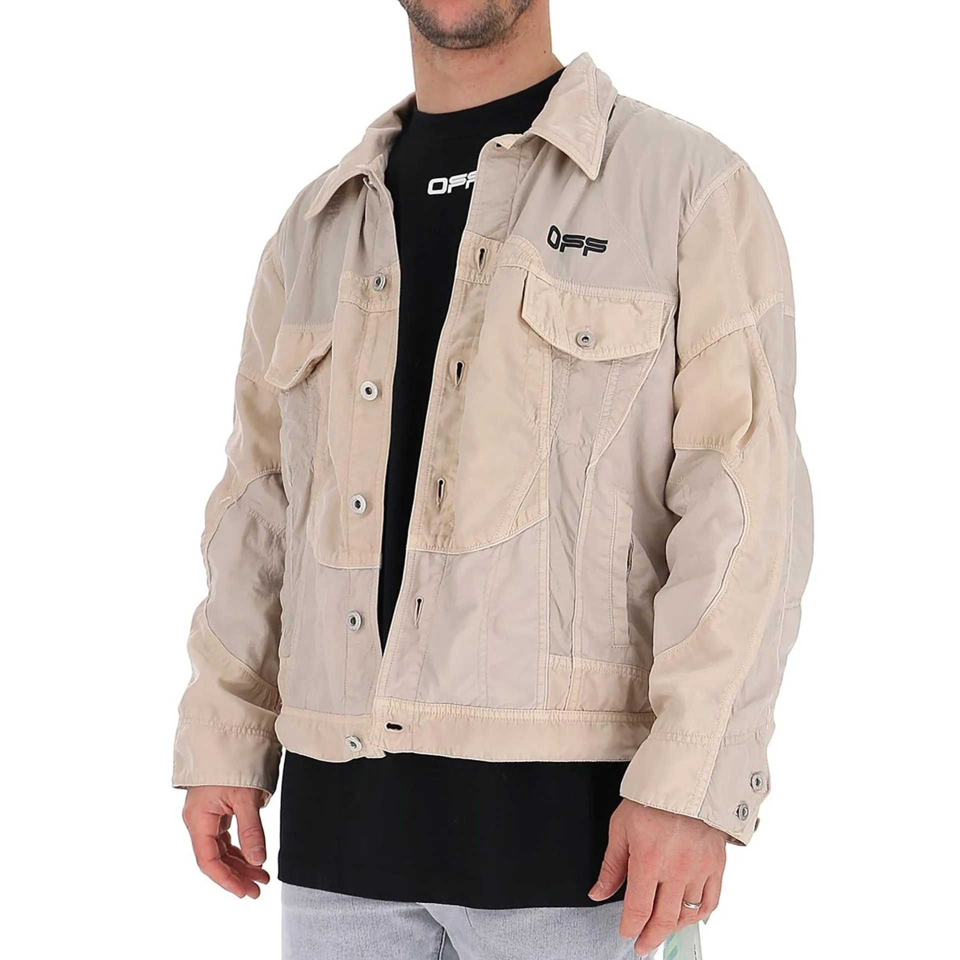 Off-White Logo Windbreaker Bomber Jacket sold by Siebentaschen product image thumbnail 2