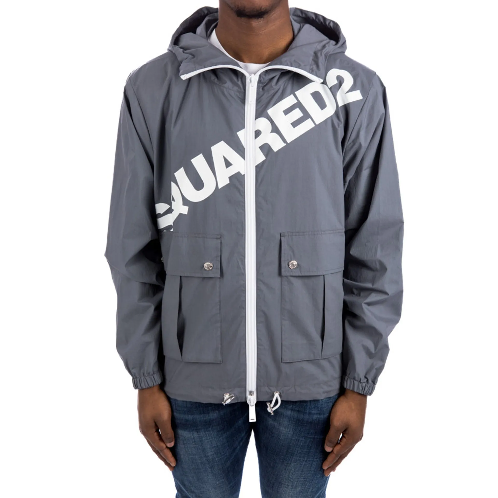 Dsquared2 Logo Hooded Windbreaker sold by Siebentaschen product image thumbnail 2