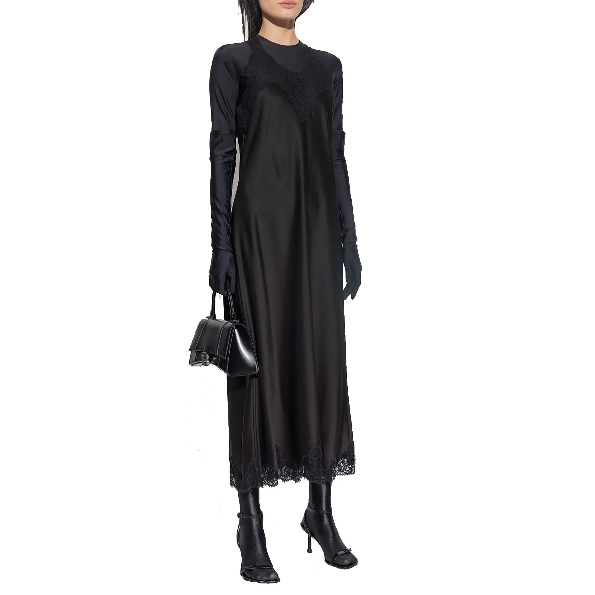 Balenciaga Satin Strappy Midi Dress sold by Siebentaschen product image thumbnail 2