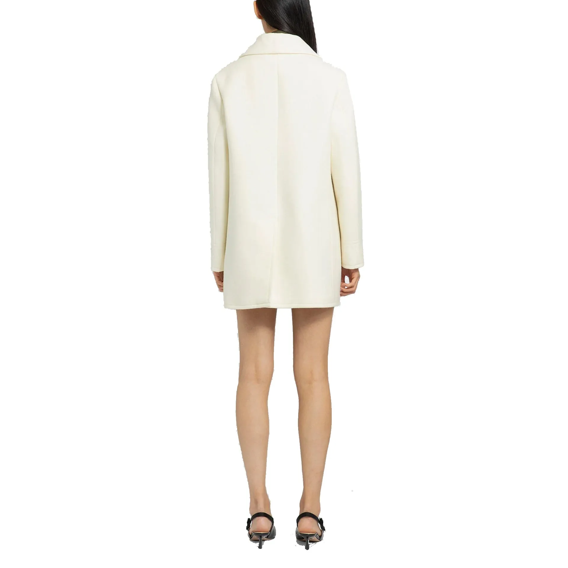 Prada Double-Breasted Wool Coat sold by Siebentaschen product image thumbnail 3