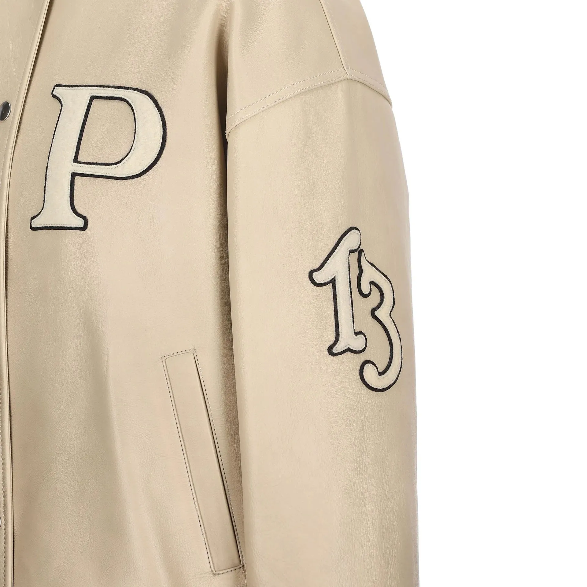 Prada Padded Leather Varsity Jacket sold by Siebentaschen product image thumbnail 3