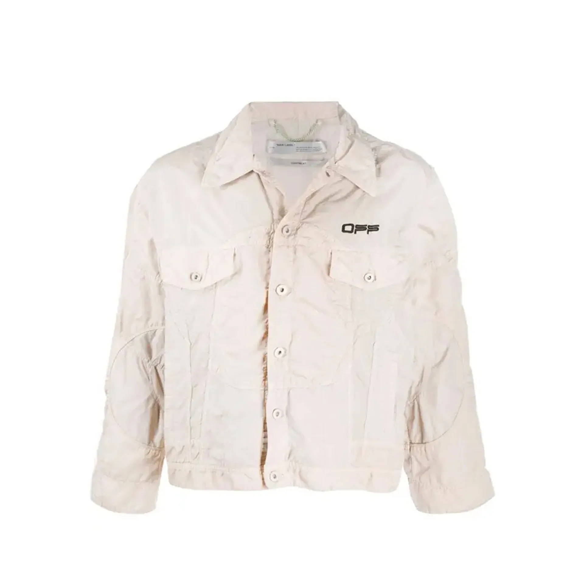 Off-White Logo Windbreaker Bomber Jacket sold by Siebentaschen