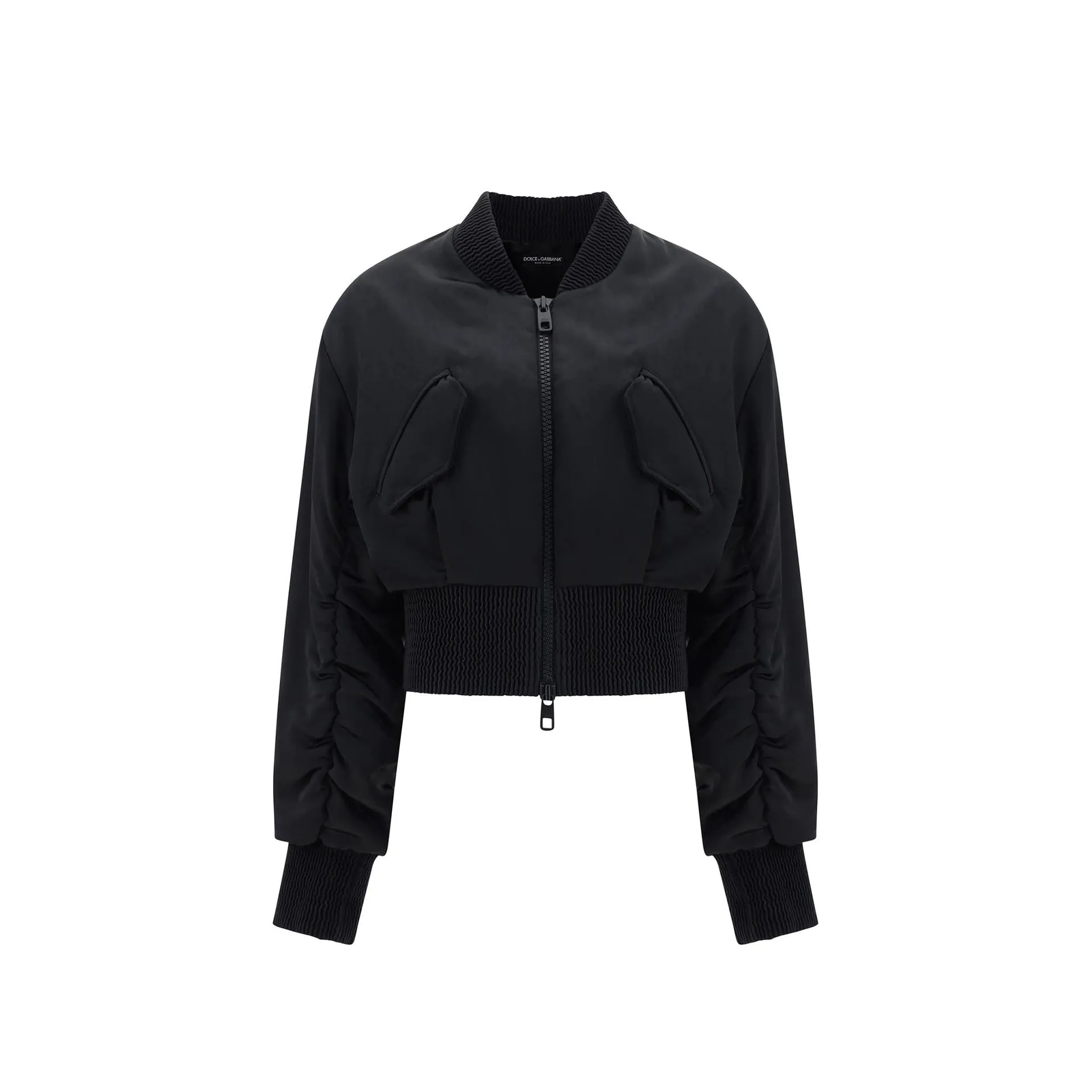 Dolce & Gabbana Cropped Bomber Jacket sold by Siebentaschen