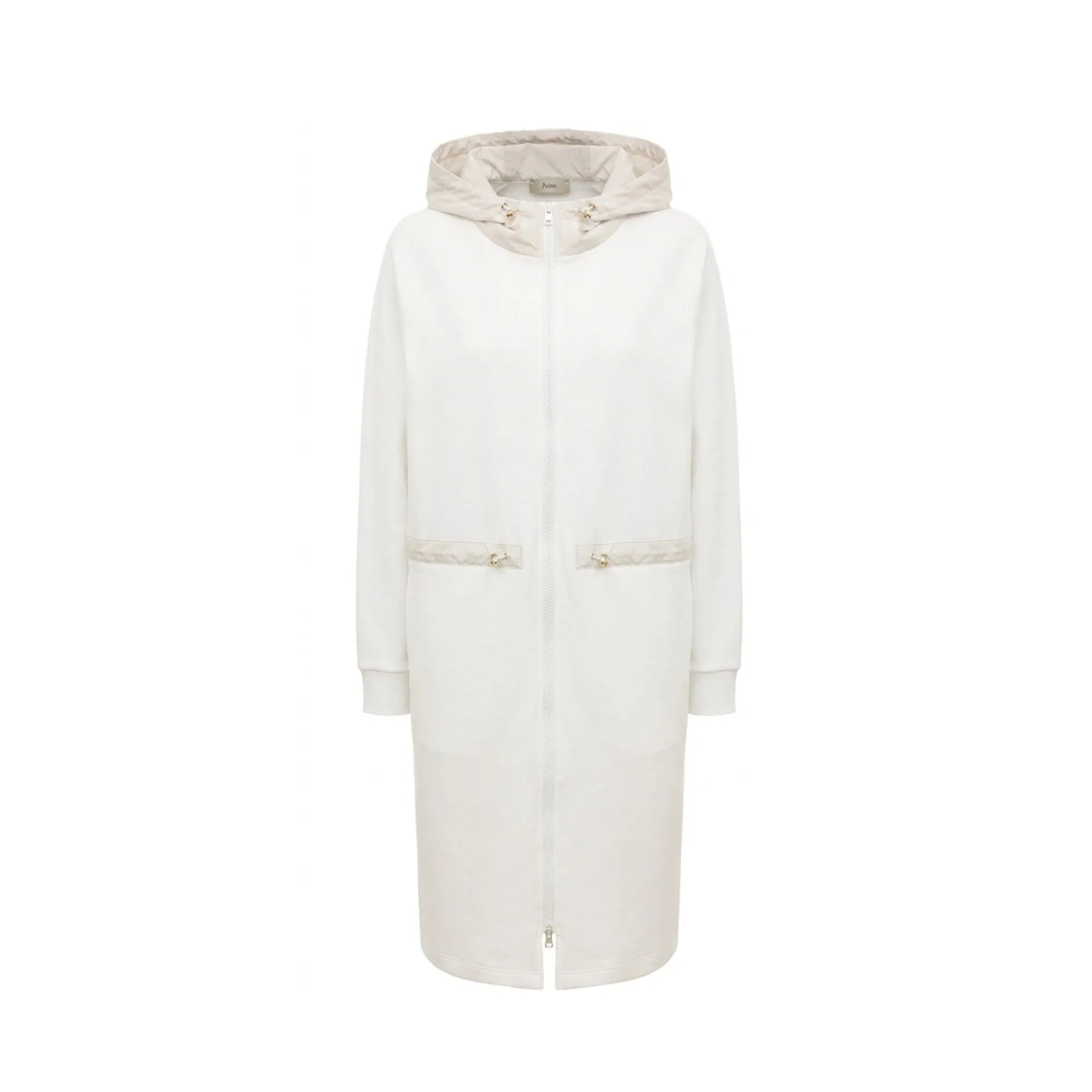 Herno Long Hooded Zip Coat sold by Siebentaschen