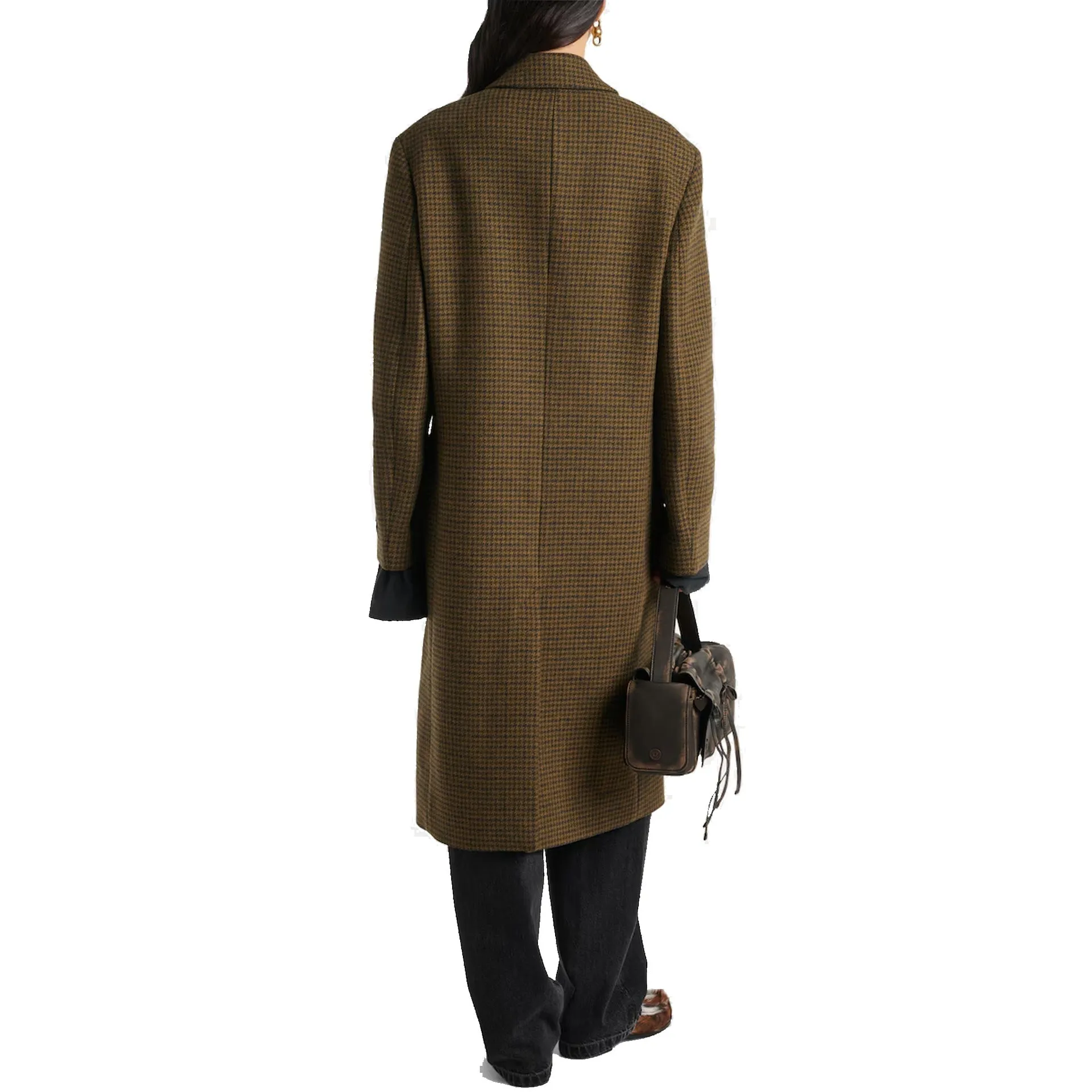 Acne Studios Checked Double-Breasted Wool Blend Coat sold by Siebentaschen product image thumbnail 3