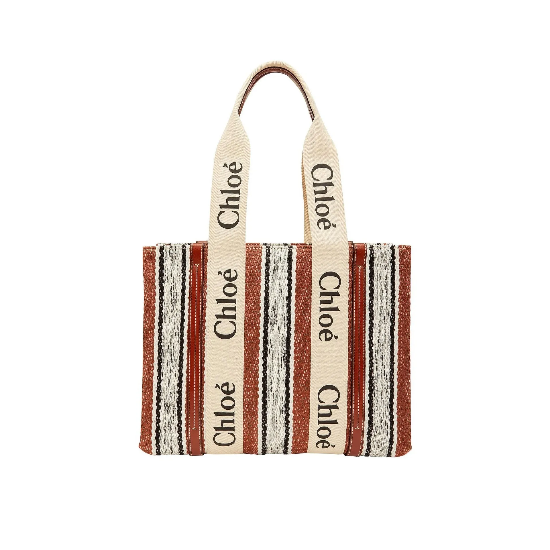 Chloe Medium Woody Tote Bag sold by Siebentaschen