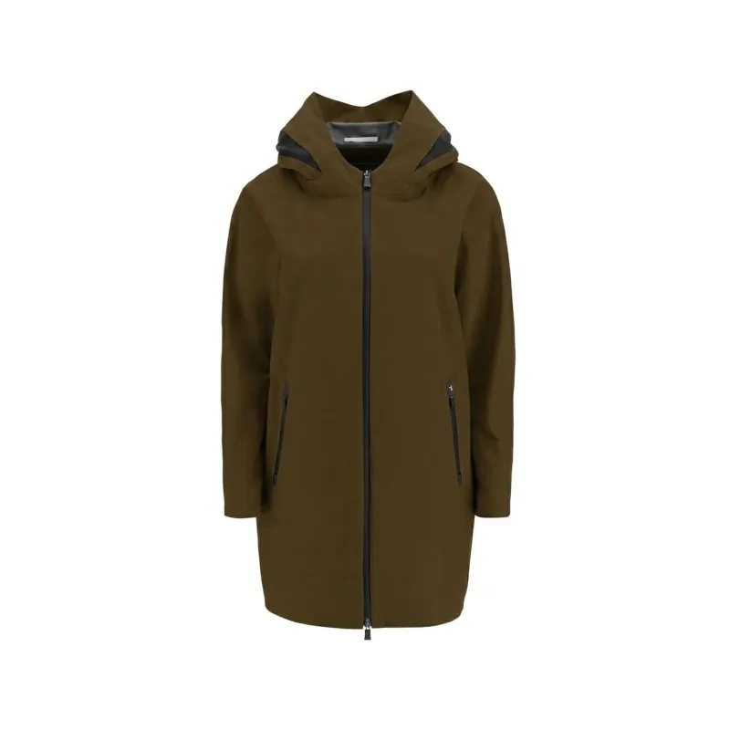 Herno Hooded Zipped Coat made by Herno