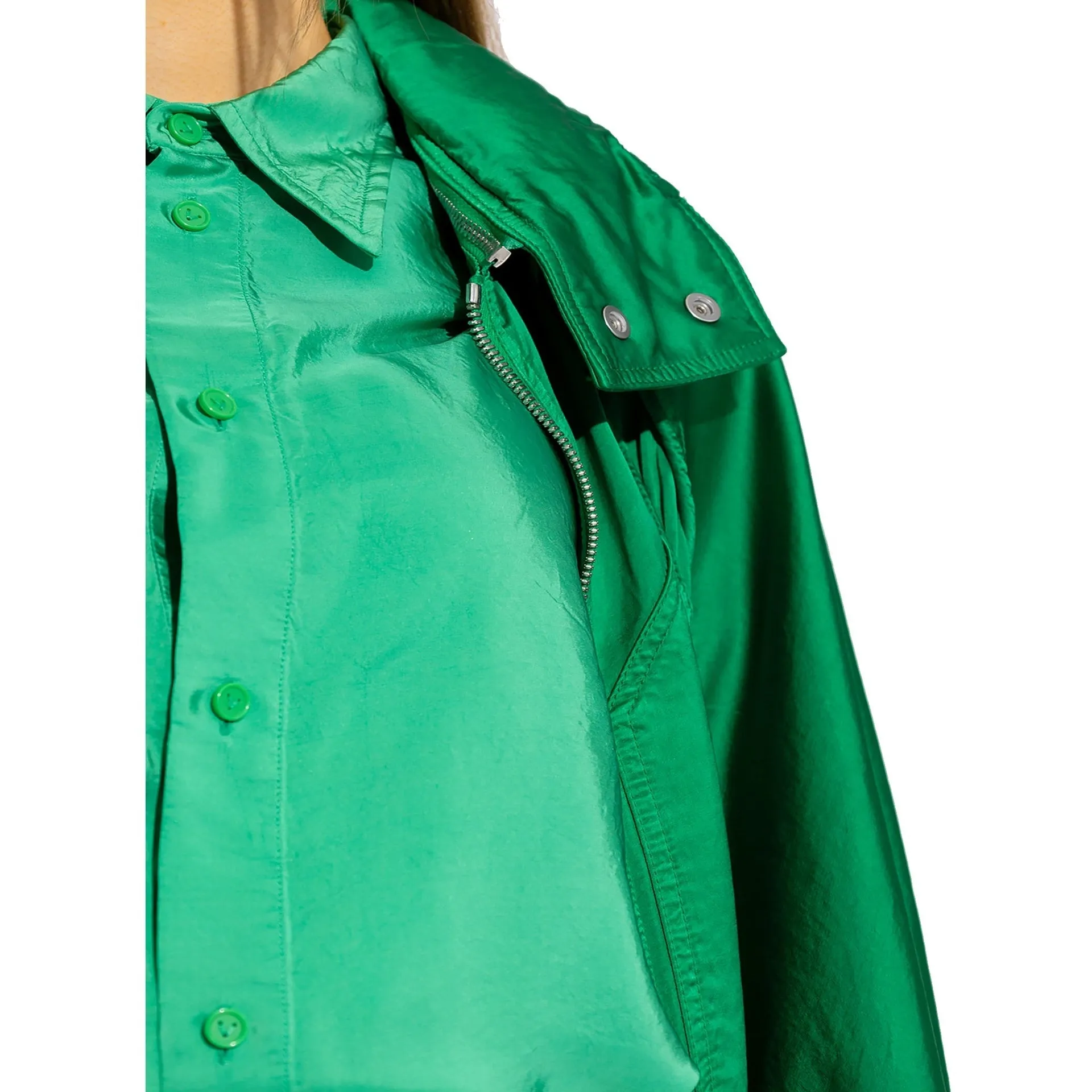 Bottega Veneta Satin Parka sold by Siebentaschen product image thumbnail 4