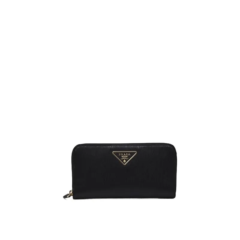 Prada Leather Logo Wallet made by Prada