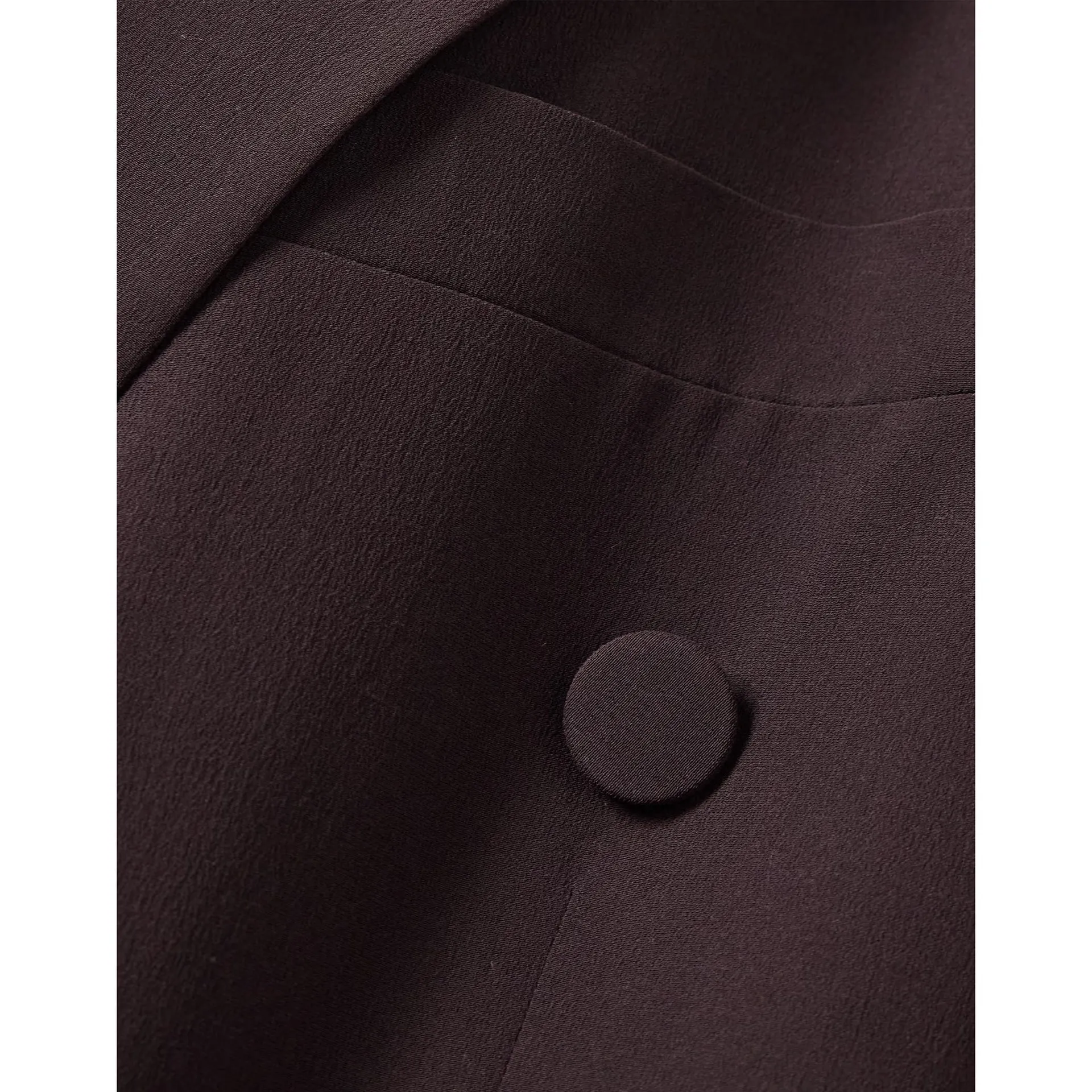 Saint Laurent Double-Breasted Silk-Crepe Blazer sold by Siebentaschen product image thumbnail 4