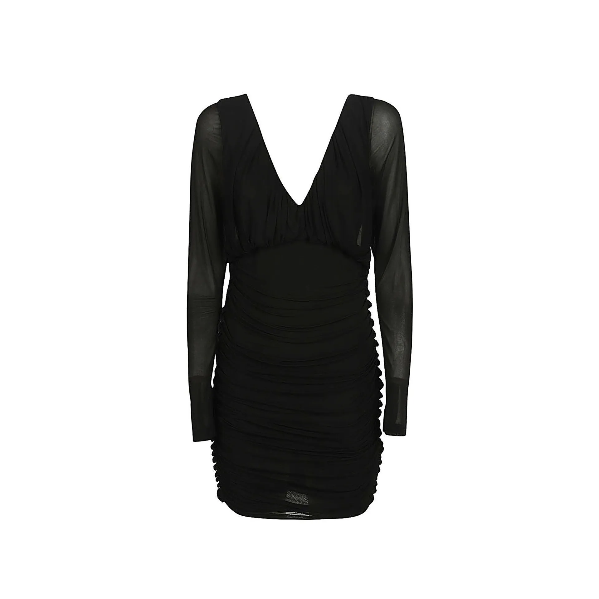 Saint Laurent Mini Draped Dress sold by Siebentaschen