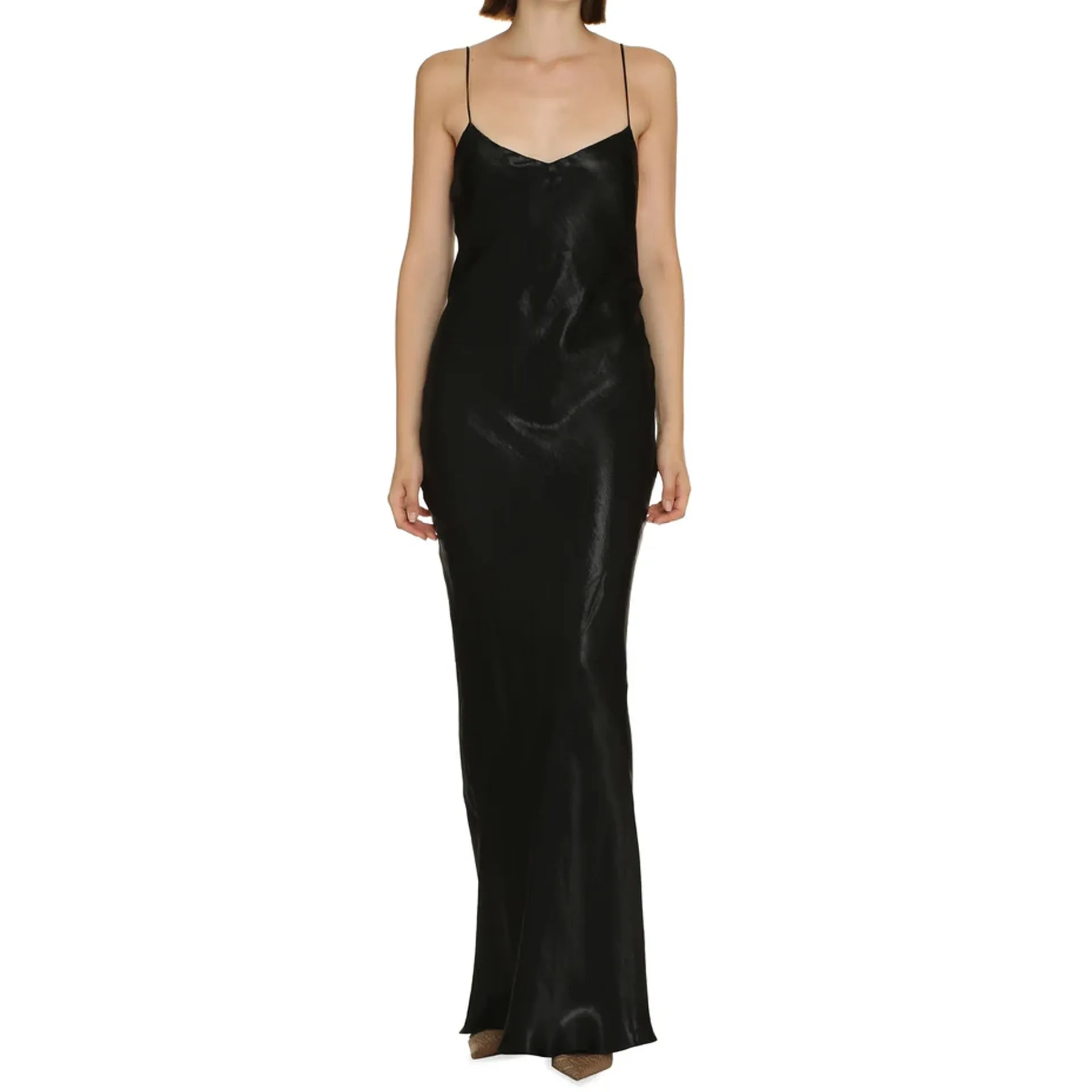 Saint Laurent Satin Long Dress sold by Siebentaschen product image thumbnail 2