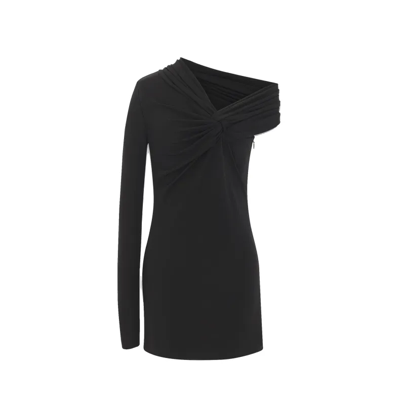 Saint Laurent One Sleeve Dress made by Yves Saint Laurent