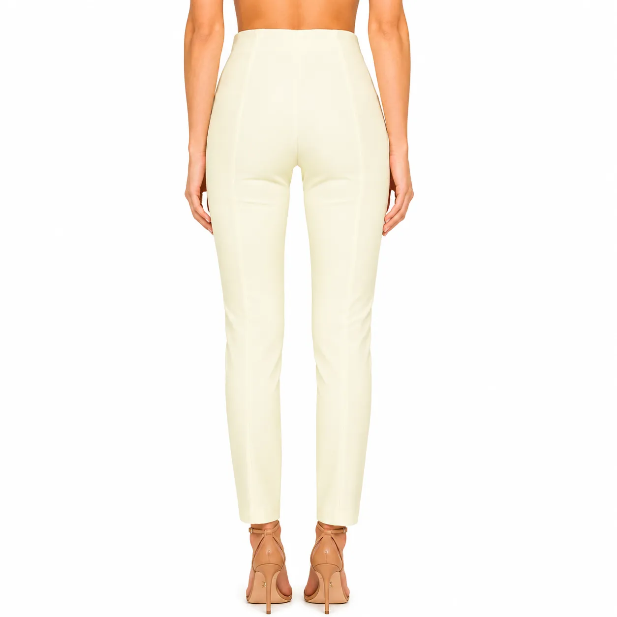 Patrizia Pepe Woman Trousers Coconut White Beige sold by Siebentaschen product image thumbnail 2