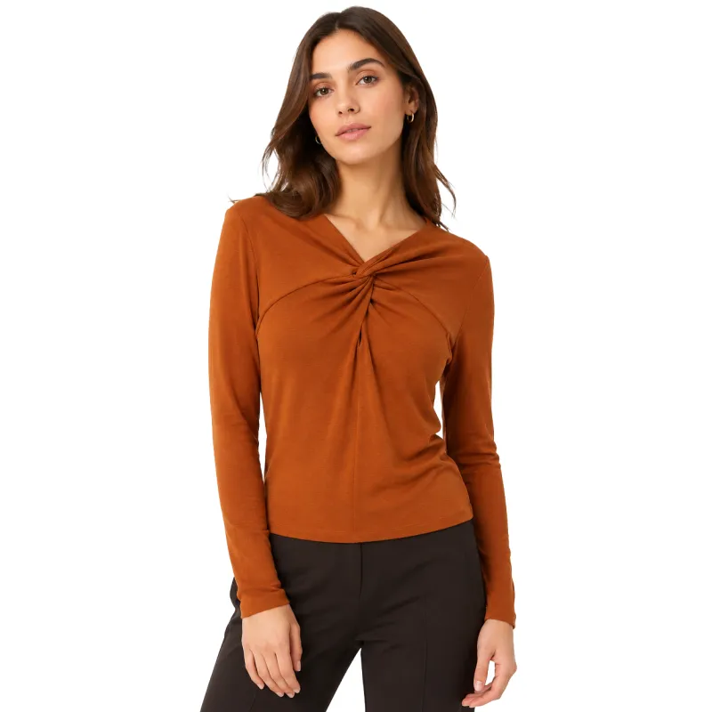 Patrizia Pepe Woman Knit Caramel Brown made by Patrizia Pepe