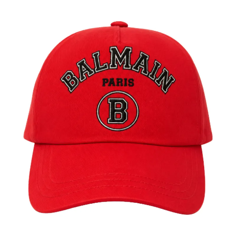 Balmain Woman Hat Visiera Orange made by Balmain