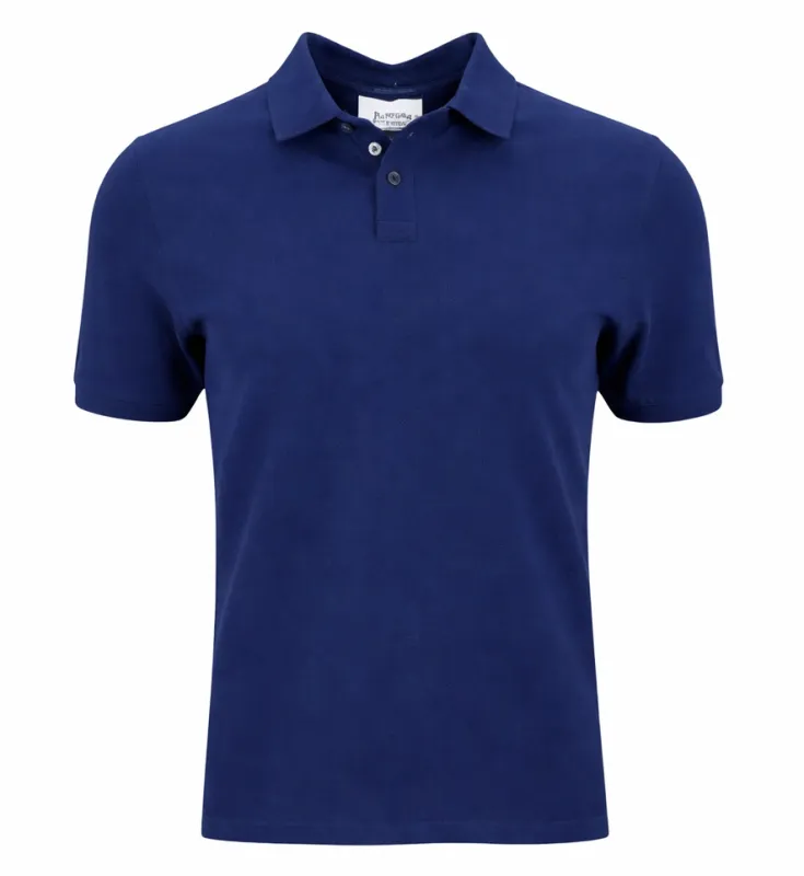 Alpha Studio Man Polo Piquet Blue made by Siebentaschen