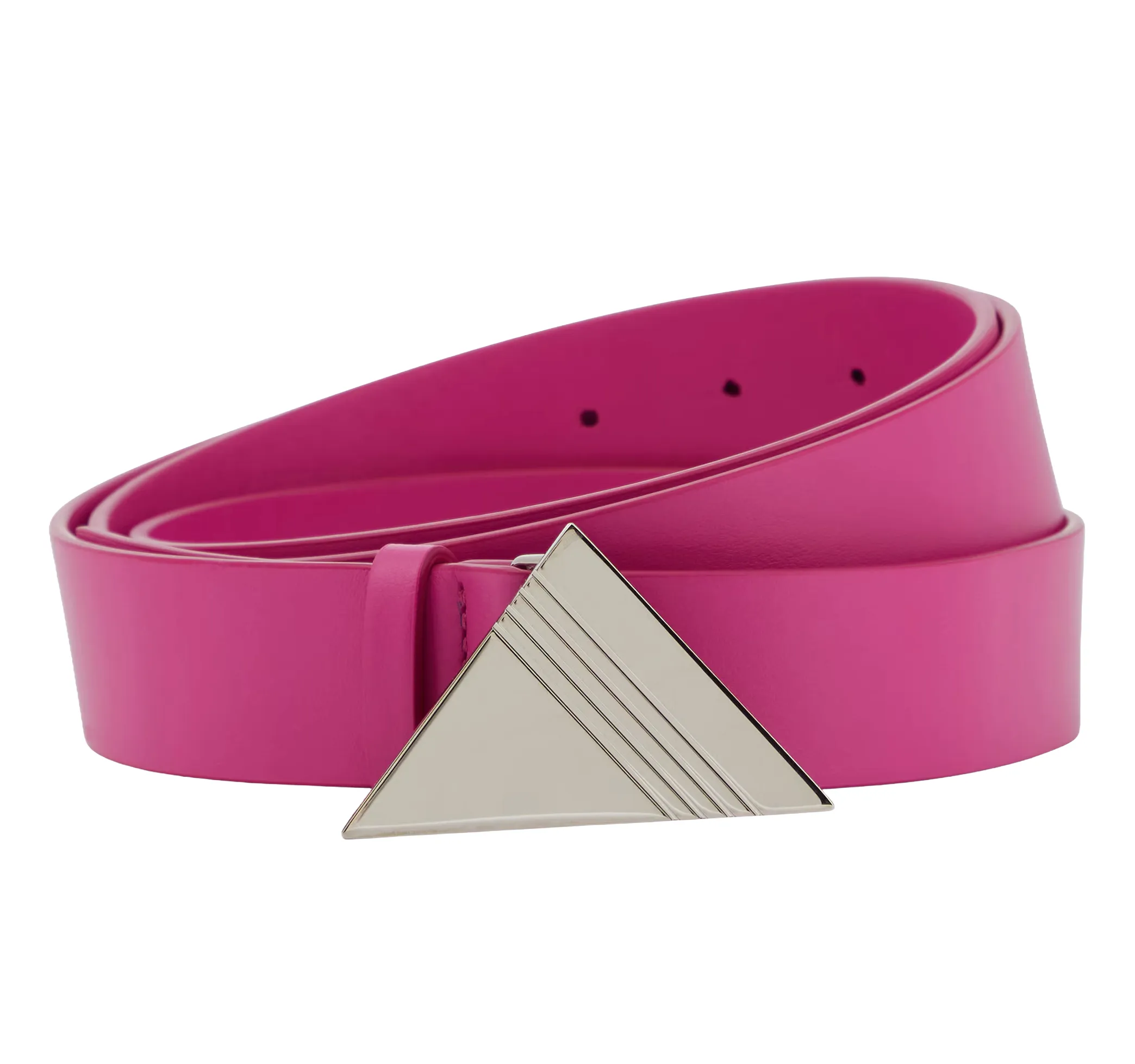 The Attico Woman Belt Leather Fuxia Fuchsia sold by Siebentaschen