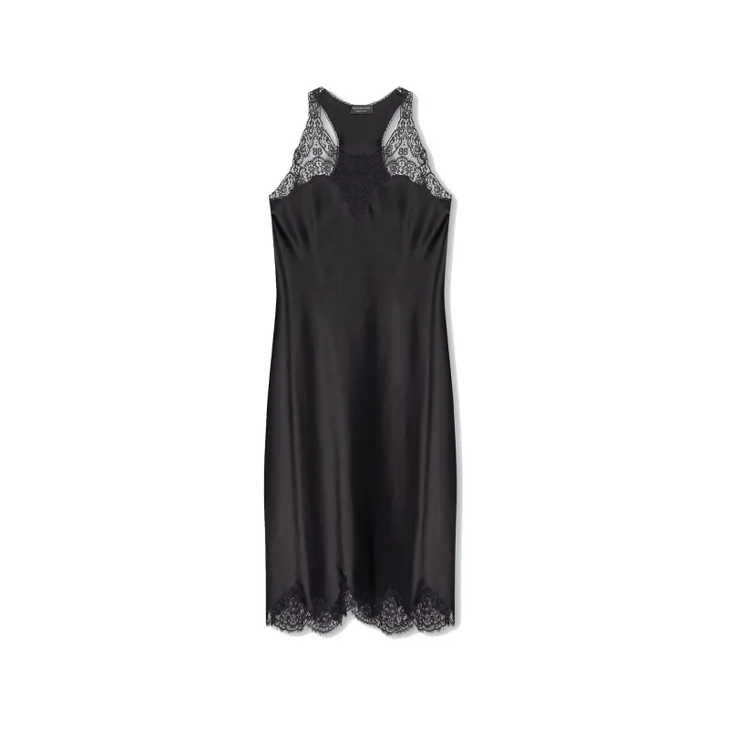 Balenciaga Satin Strappy Midi Dress made by Balenciaga