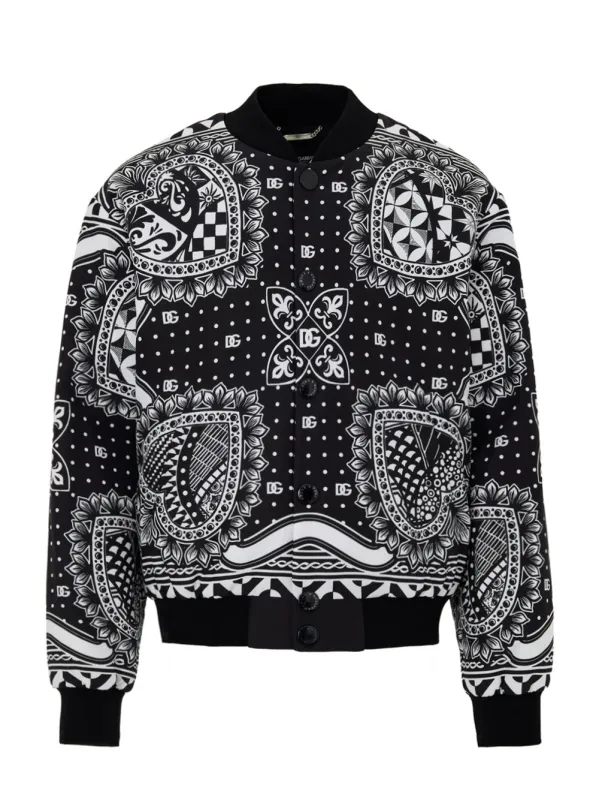 Dolce & Gabbana Jackets White/Black made by Dolce & Gabanna