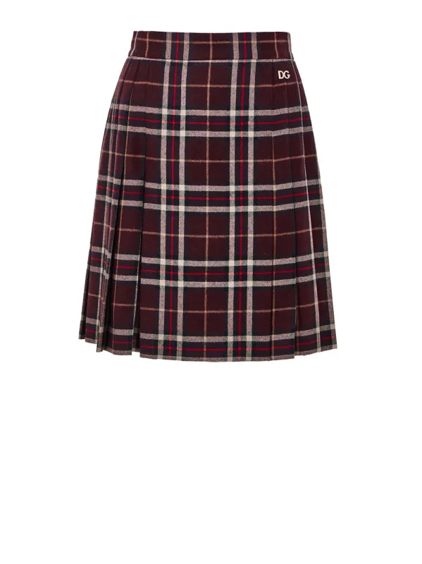 Dolce & Gabbana Skirts Burgundy made by Dolce & Gabanna