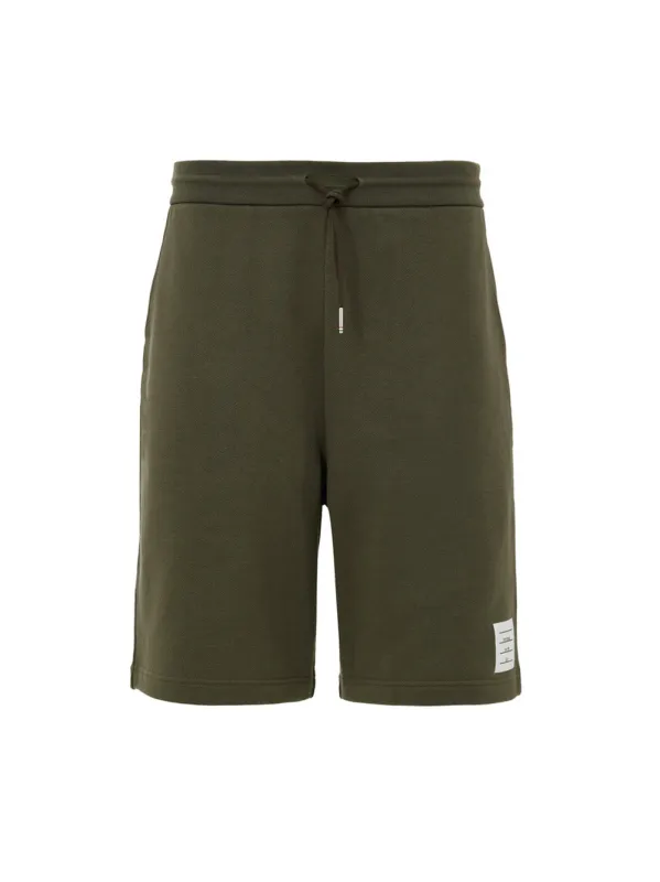 Green Cotton Shorts Mid Thigh Thom Browne made by Thom Browne