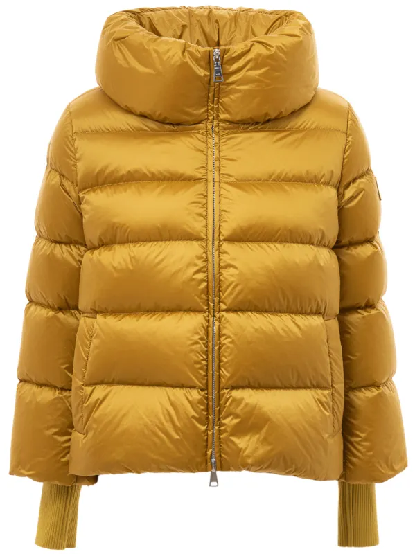 ADD knit detachable cuffs down jacket made by Siebentaschen