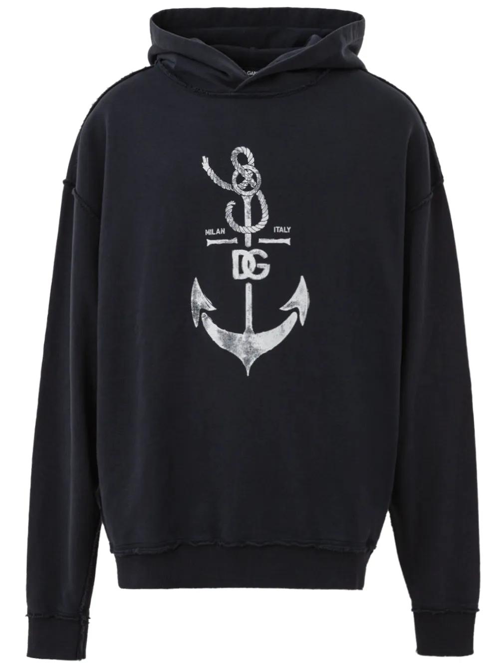 Dolce & Gabbana Hoodie with Marina Print. sold by Siebentaschen