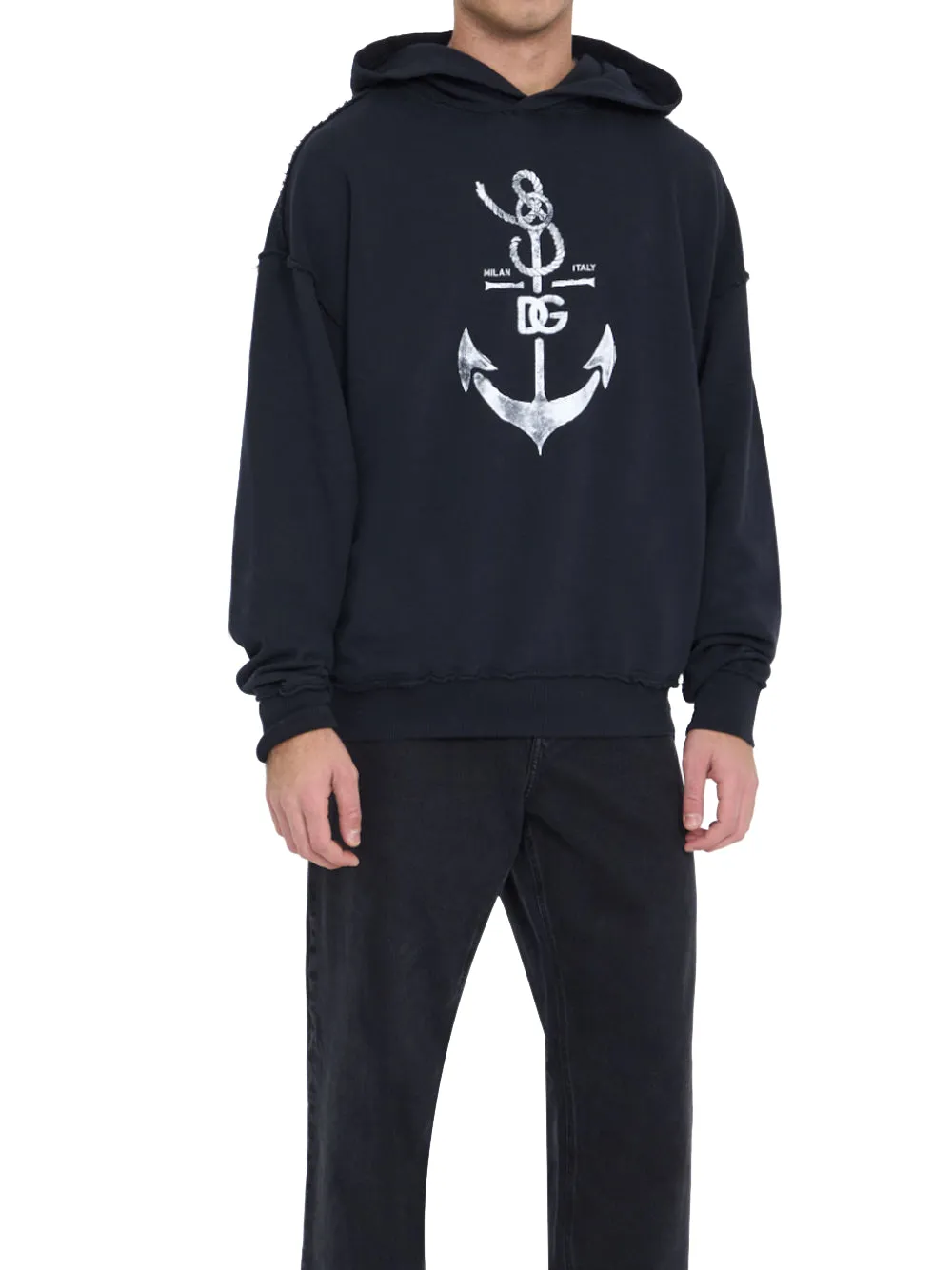 Dolce & Gabbana Hoodie with Marina Print. sold by Siebentaschen product image thumbnail 2