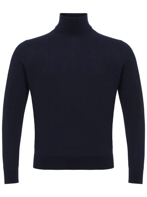 Colombo Turtlenecks Dark Blue made by Siebentaschen