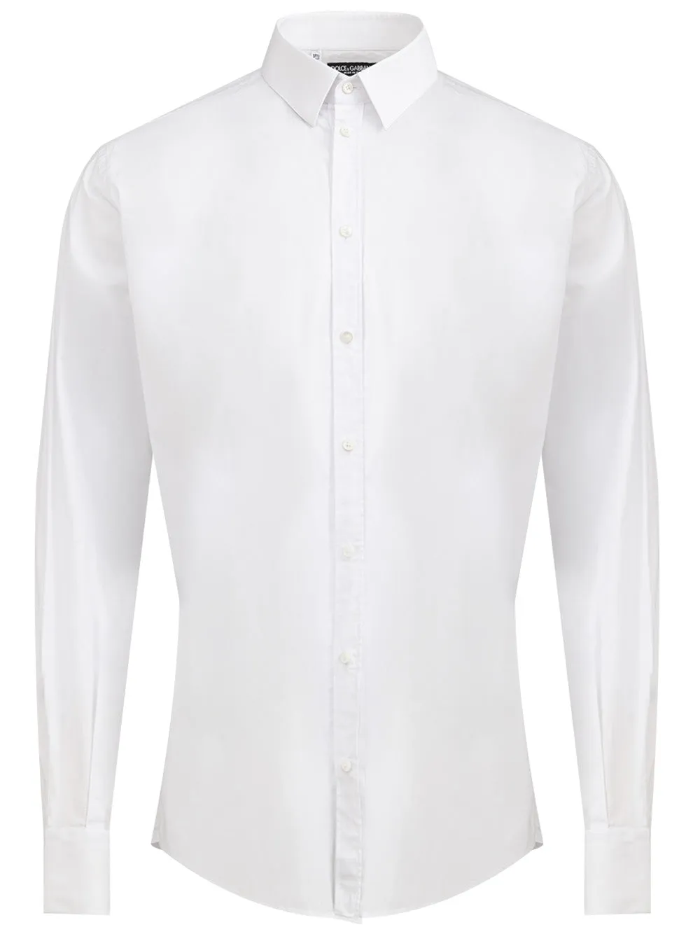 Dolce & Gabbana White Cotton Shirt sold by Siebentaschen