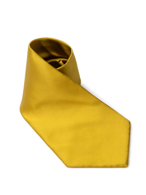 Dolce & Gabbana Mustard Silk Tie made by Dolce & Gabanna