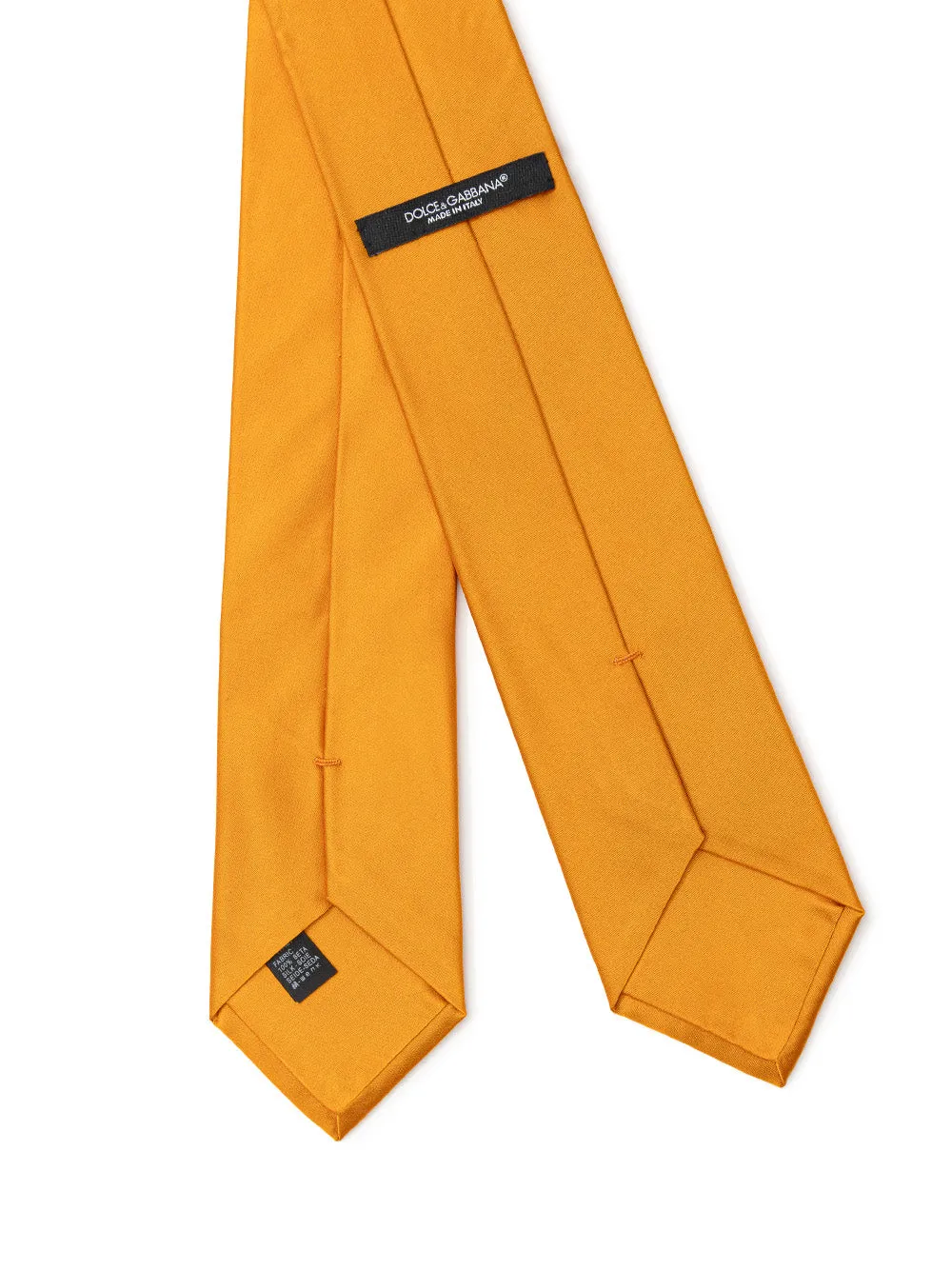 Dolce & Gabbana Orange Silk Tie sold by Siebentaschen product image thumbnail 2