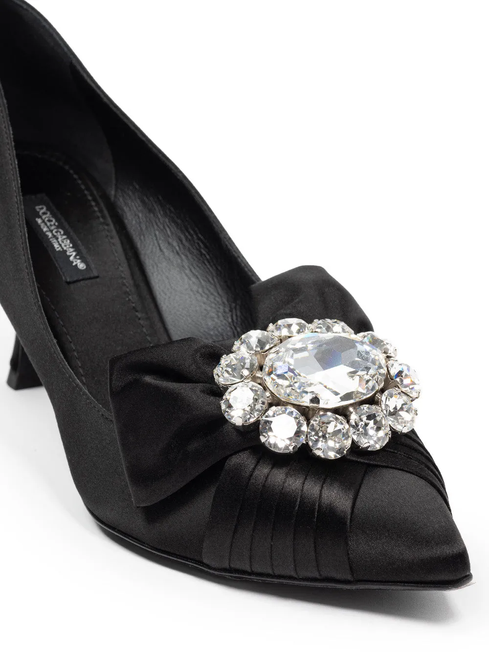 Dolce & Gabbana Satin Pumps With Jewel sold by Siebentaschen product image thumbnail 4