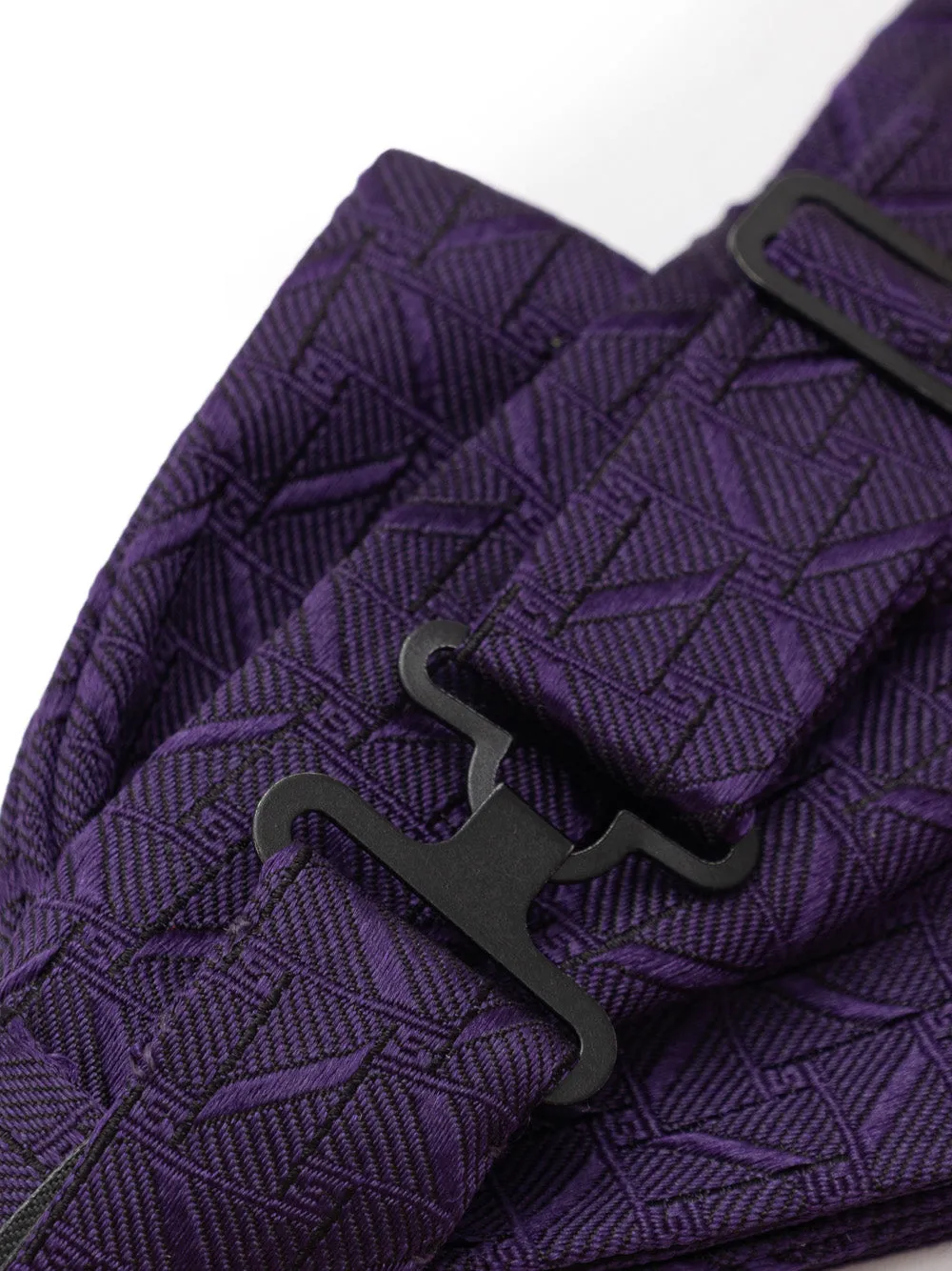 Dolce & Gabbana Purple Silk Bow Tie sold by Siebentaschen product image thumbnail 3