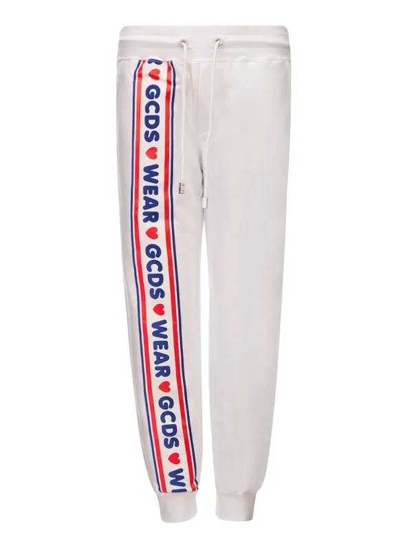 GCDS Sweatpants White made by GCDS
