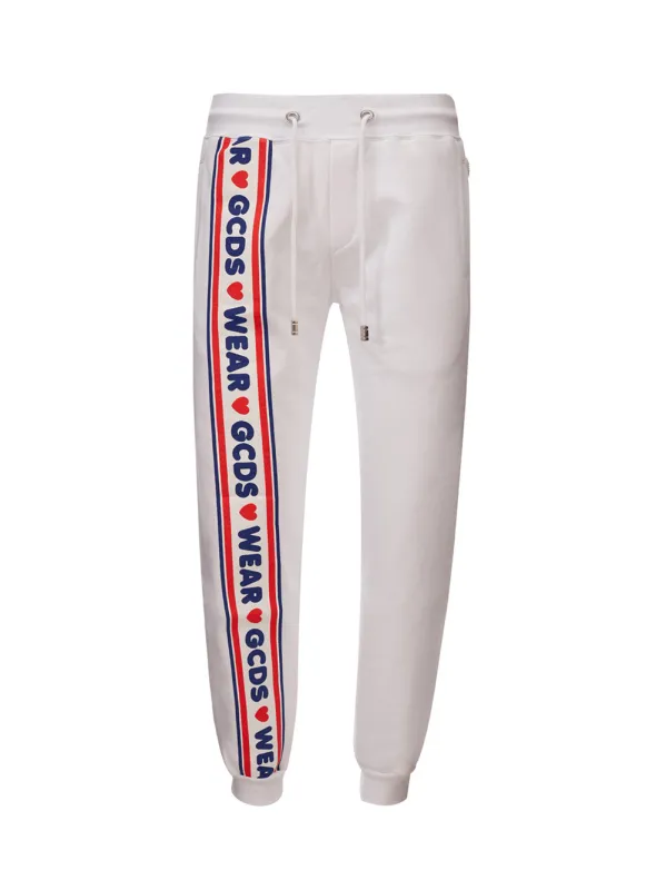 GCDS Sweatpants White made by GCDS