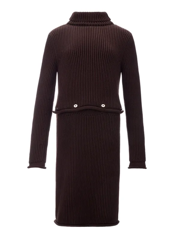 Bottega Veneta Long Dresses Brown made by Bottega Veneta