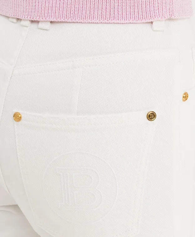 Balmain Woman Trousers Zampa White sold by Siebentaschen product image thumbnail 4