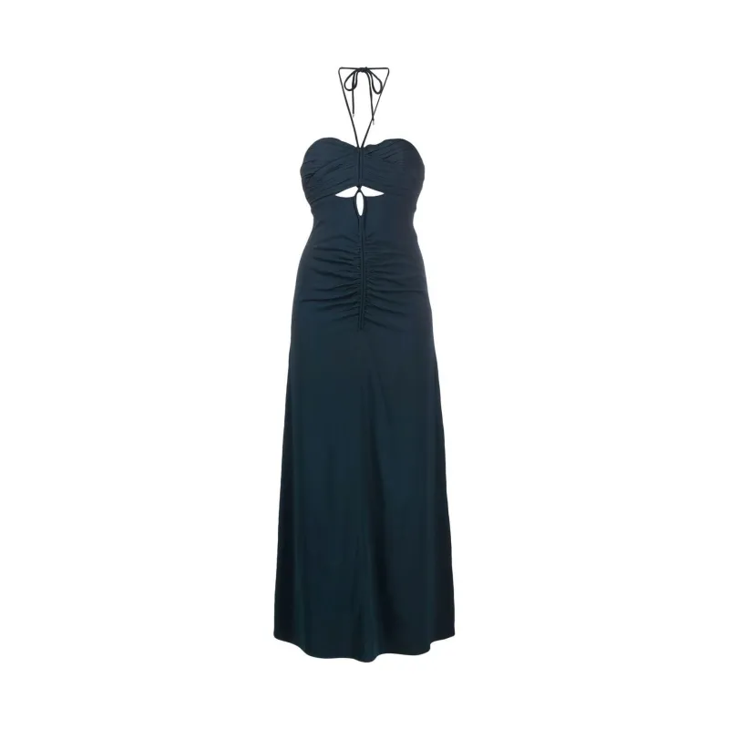 Self-Portrait Cut-Out Ruched Maxi Dress made by Self-Portrait