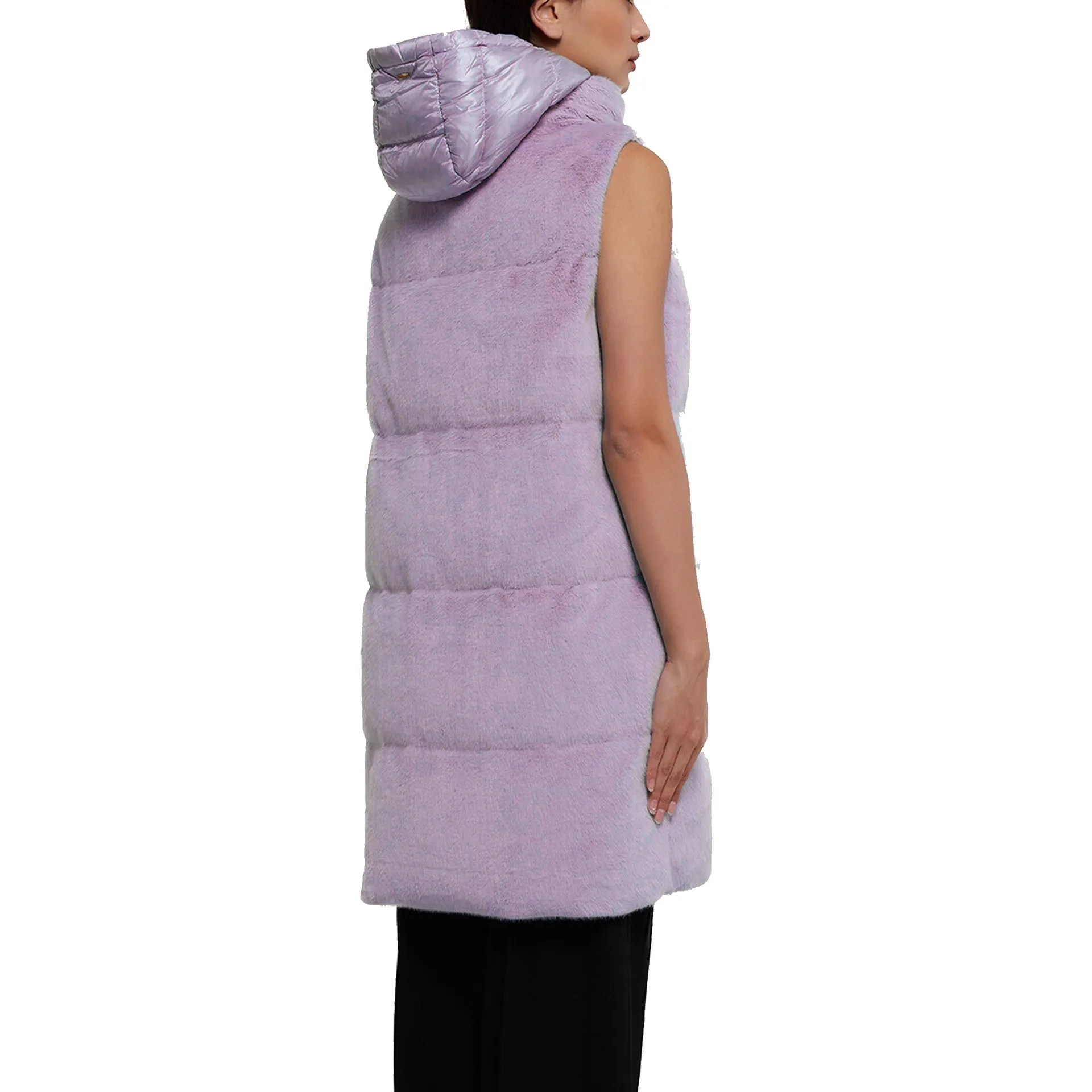 HERNO Faux Fur Sleeveles Coat sold by Siebentaschen product image thumbnail 3