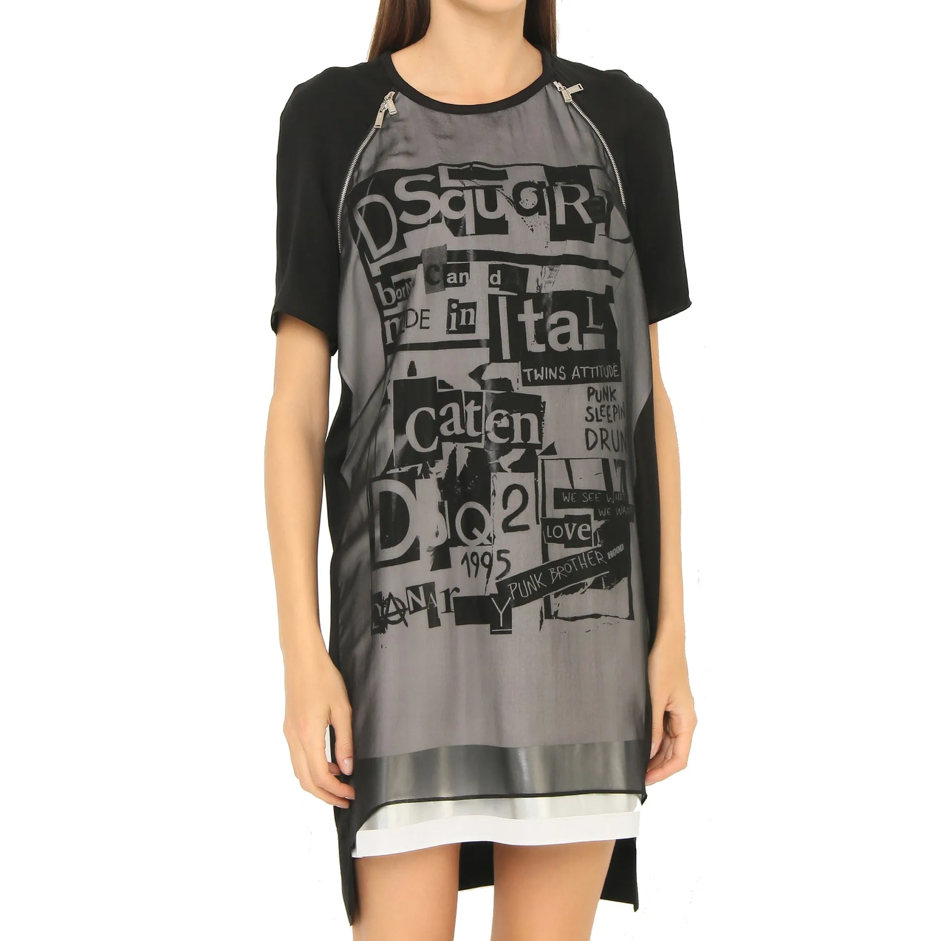 Dsquared2 Silk Printed Mini Dress sold by Siebentaschen product image thumbnail 2