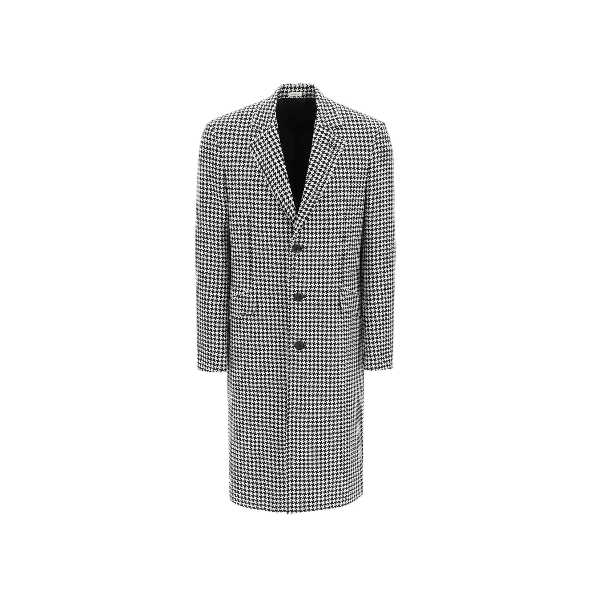 Alexander McQueen Pied-De-Poule Wool Coat sold by Siebentaschen