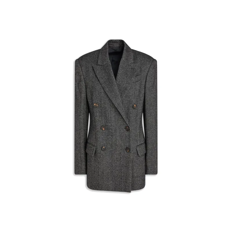 Brunello Cucinelli Herringbone Wool Blazer made by Brunello Cucinelli