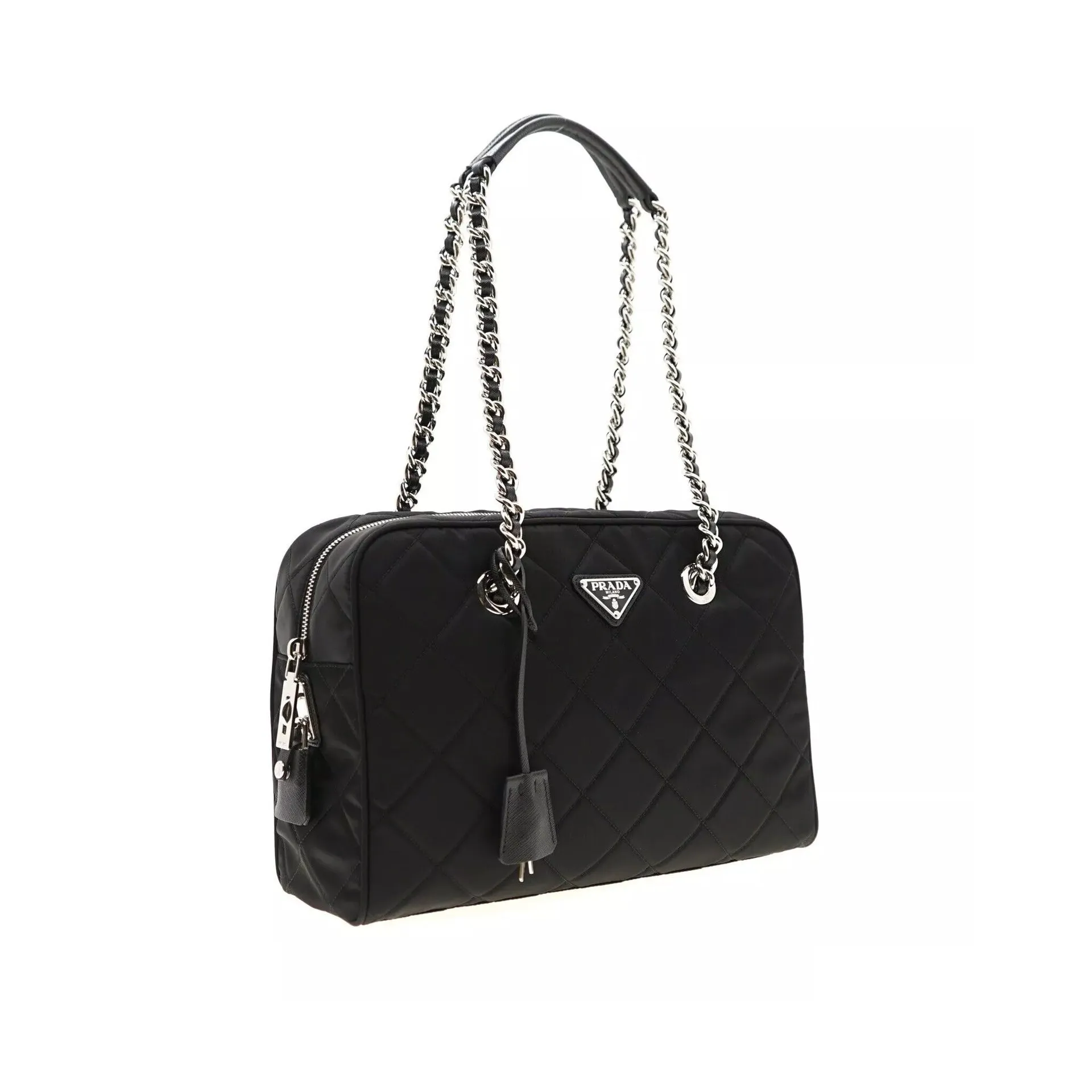 Prada Quilted Nylon Shoulder Bag sold by Siebentaschen product image thumbnail 2