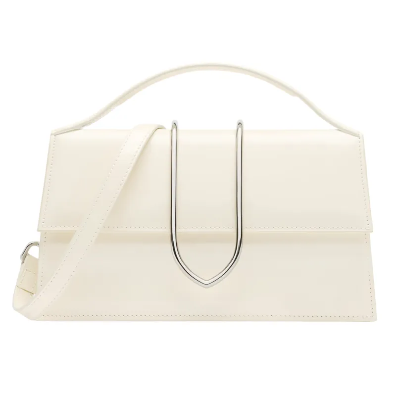Jacquemus Woman Bambino Crossbody Bags White made by Jacquemus