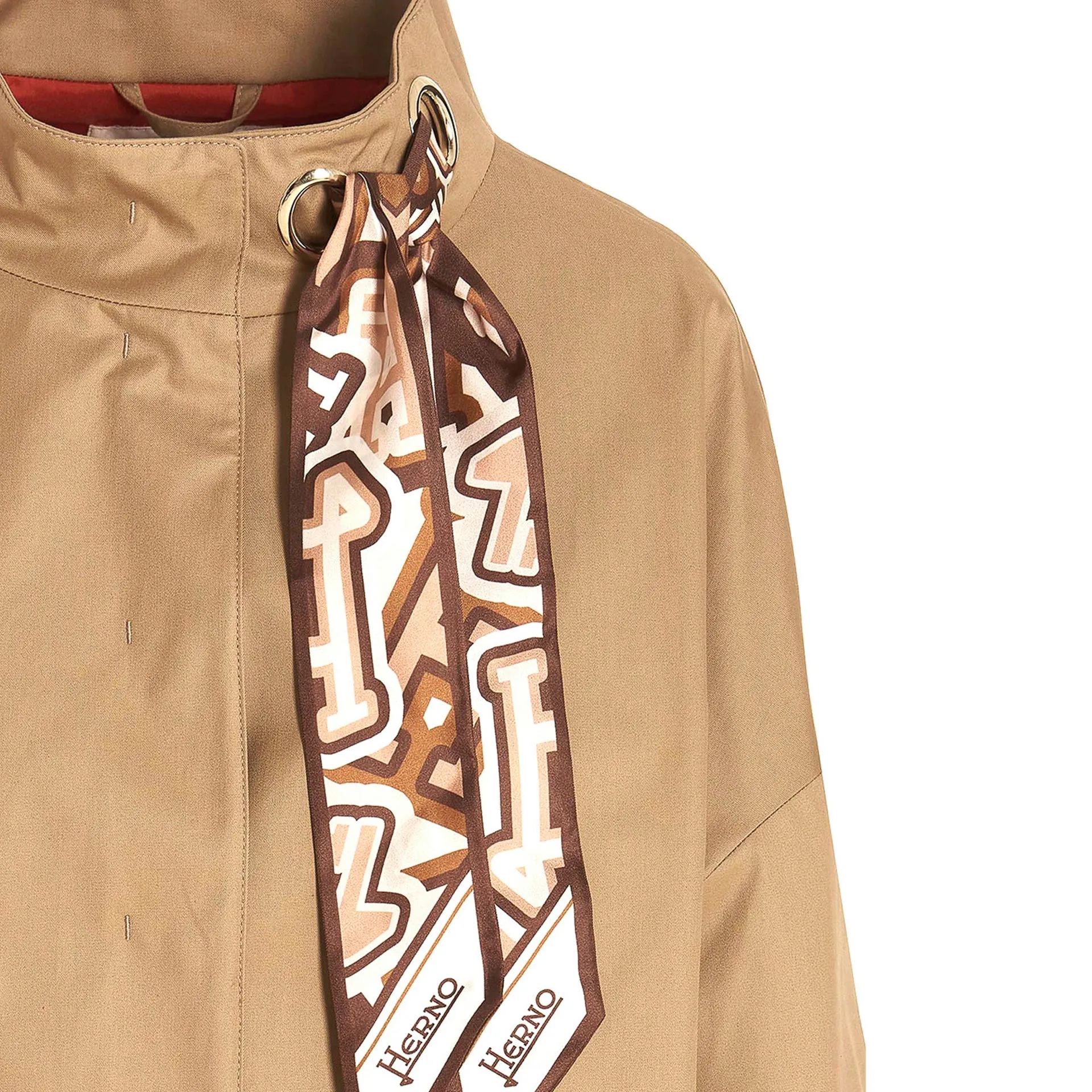Herno Scarf Detailed Trench Coat sold by Siebentaschen product image thumbnail 3